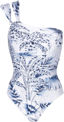 palm-tree print swimsuit 