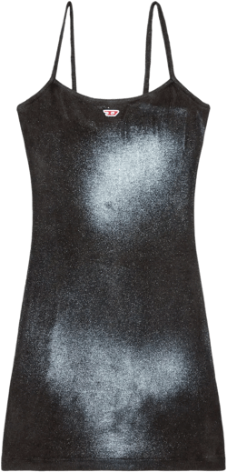 D-Hopy-N2 ribbed-knit minidress