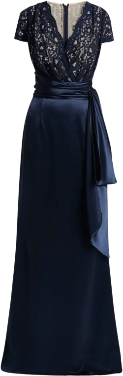 V-neck gown