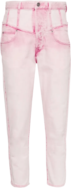 Oliviani high-rise cropped jeans