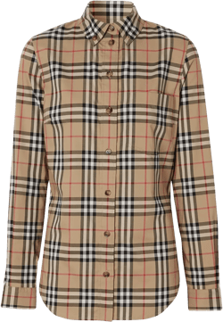 Vintage Check button-down shirt