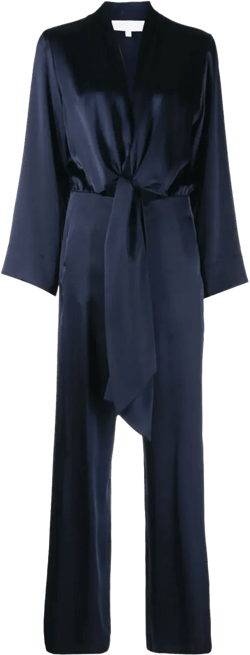tie-front kimono jumpsuit