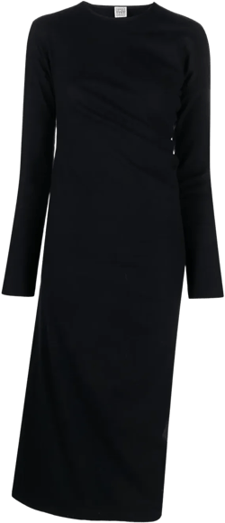 long-sleeve maxi dress