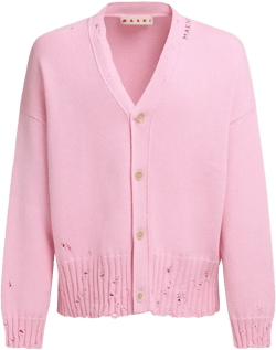 distressed cardigan