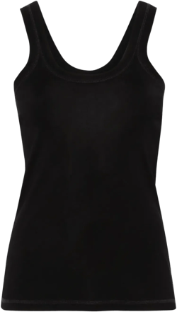 fine-ribbed tank top