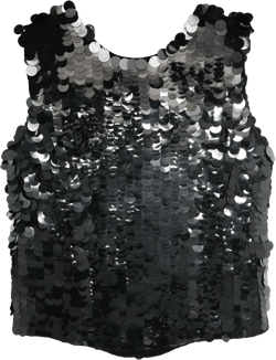 sequin embellished blouse