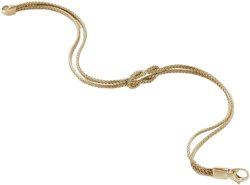 14kt yellow gold Manah 1.8mm double-row bracelet