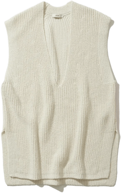 SILK WASHI LILIYARN | V-NECK VEST