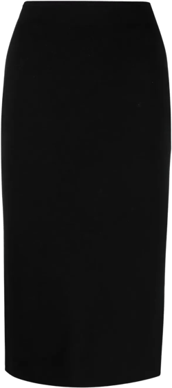 high-waisted pencil skirt