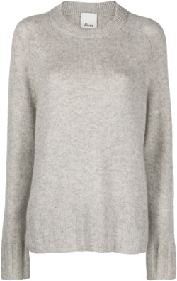 crew-neck knitted jumper 