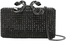 crystal box clutch bag