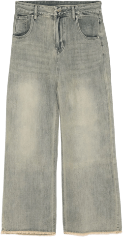 straight-leg jeans