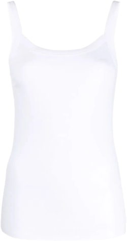 ribbed-knit vest top