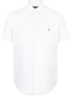 Polo Pony-embroidered cotton shirt