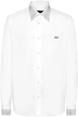 crystal-embellished shirt
