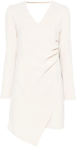Oval T-chain mini dress