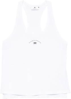 logo-print tank top