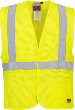 Portwest UMV21 Arc Rated Flame Resistant Mesh Safety Vest