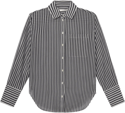The Oversized Pocket Shirt -- Navy Multi