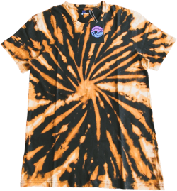 Spiral Bleach Tie Dye T Shirt