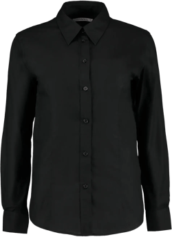 Kustom Kit Women's Workplace Oxford Blouse Long Sleeved (Tailored Fit)