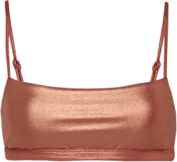 Maaji Rust Copper Cintra Classic Bralette Bikini Top