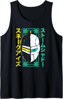 Snake Eyes Storm Shadow Ninja Split Face Tank Top