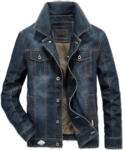 Xingfenly Men Spring Autumn Denim Jacket Thick Coat Men' Casual Outwear Streetwear Clothing Size MY926| | -