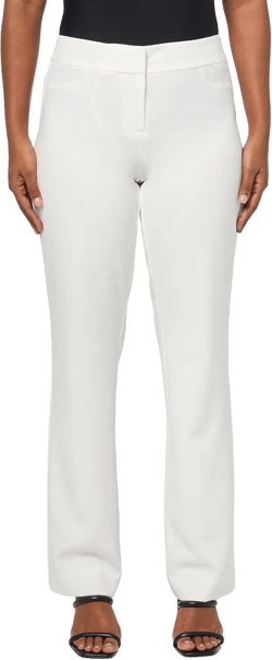 Kasper Women's Fly Front Trouser 18 Vanilla Ice