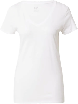 GAP Women's Favorite V-Neck Tee T-Shirt Small Petite White