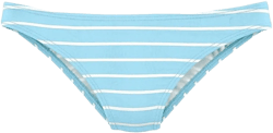 Women's Striped Classic Bikini Swimsuit Bottom - LASCANA - Blue & White Striped 2