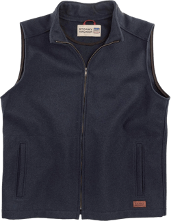 Stormy Kromer The Ironwood Vest - Men’s Winter Zip Waistcoat, Cold Weather Vest XX-Large Navy Heather