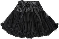 Women’s Petticoat Skirts Tulle Underskirts Chiffon Half Slips Fluffy Ballet Dress