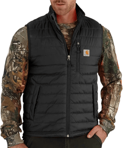 Carhartt Men's Rain Defender Relaxed Fit Lightweight Insulated Vest Large Black