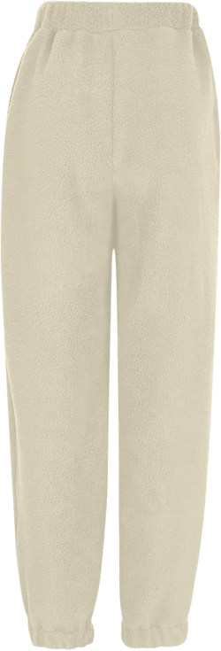 Sherpa Fleece Joggers for Women Plush Warm Sweatpants with Pockets Casual Baggy Workout Pants Relaxed Running Pants