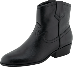 Aerosoles Women's Credo Ankle Boot 8.5 Black Burnished Leather
