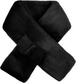 Futrzane Modern Scarf - Womens Faux Fur Stoles Wraps - Soft Collar for Jackets