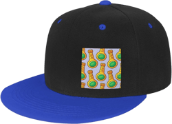 Seamless Pattern for Mayonnaise Bottles Snapback Hats for Men Women Hat Baseball Cap Flat Bill Visor White Hat