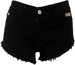 Womens High Waisted Jean Shorts Frayed Raw Hem Denim Shorts Distressed Casual Summer Stretchy Shorts Jean XX-Large Black