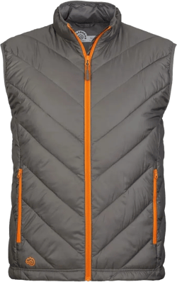 LizardHead Men’s Windproof Lightweight Quilted Vest for Hiking and Outdoors X-Large Gray