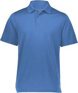 Russell Athletic Men's Power Performance Polo-Premium Dri-fit Shirt, Perfect for Golf, Tennis, and Athletic Activities 4X-Large Collegiate Blue