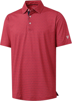 M MAELREG Mens Golf Shirt Short Sleeve Dry Fit Print Moisture Wicking Performance Patterns Collared Polo Shirt : Clothing, Shoes & Jewelry