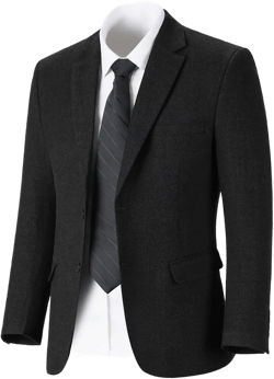 Retro Tweed Men's Suit Jackets Herringbone Slim Fit Sport Coats Blazer Prom Business Casual Men Tux Jacket Wedding Blazers Black X-Large