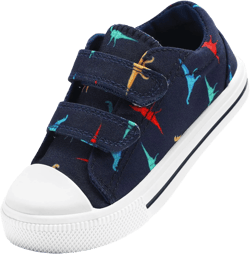 STQ Toddler Shoes Boys & Girls Canvas Kids Slip On Shoes 9 Toddler Navy 01