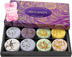 Shower Steamers Aromatherapy Birthday Gifts for Women - SWCANDY 8 Pcs Mothers Day Gifts for Her Mom Men Teen Adults Bath Bombs Self Care with Natural Essential Oils Relaxation Home SPA Easter Basket Relaxation Stress Relief