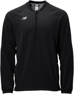 New Balance Men's Baseball Long Sleeve Batting Jacket Large Team Black