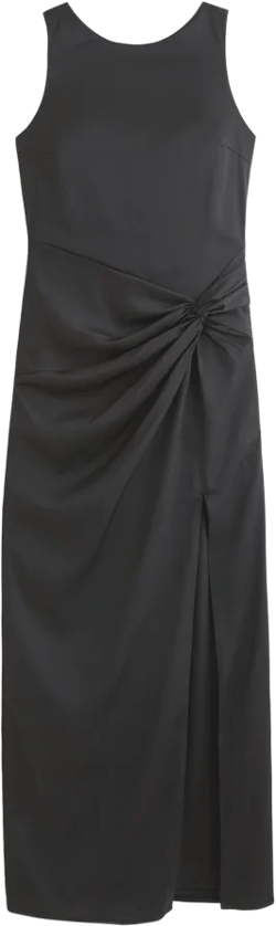 Draped Skirt Maxi Dress