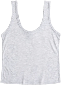Sheer Jersey Scoopneck Tank