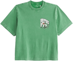 Cropped Boston Celtics Lakers Graphic Tee