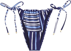 Low Rise Ruched Tie-Side Cheeky Bottom